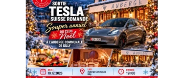 Event-Image for 'Sortie Tesla Suisse Romande - Souper annuel No&euml;l &agrave; Gilly'