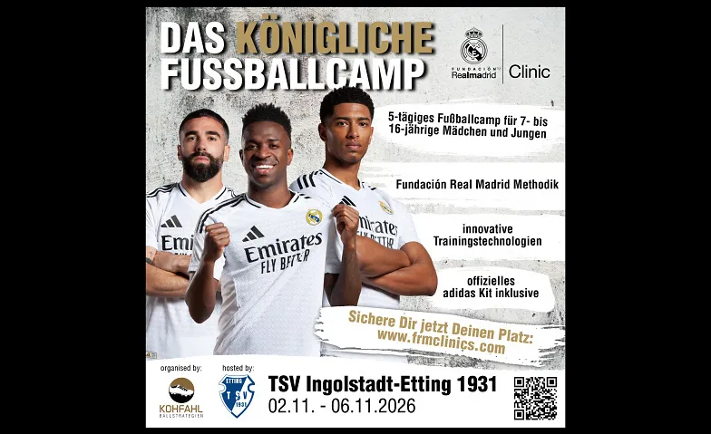 Fundación Real Madrid Fußballcamp in Ingolstadt, Kinderveranstaltungen / Ferienprogramm, TSV Ingolstadt-Etting 1931