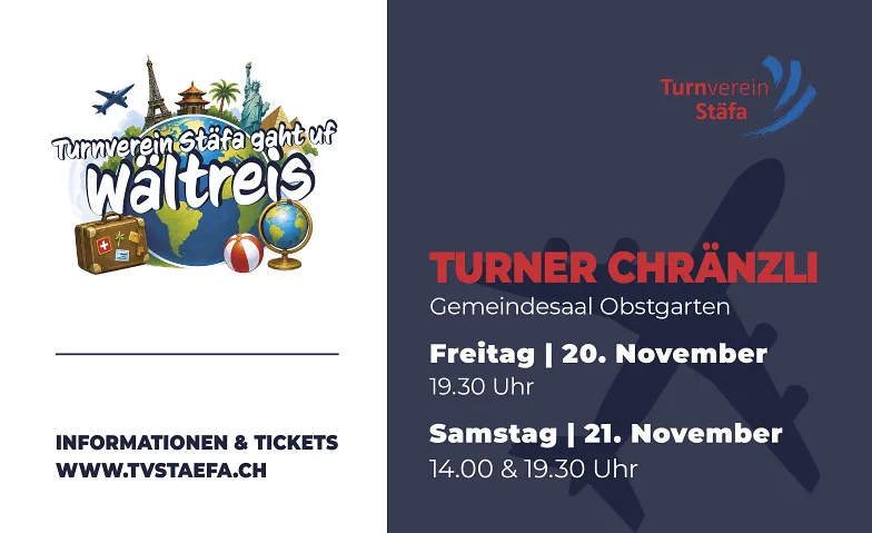 Turnerchränzli TV Stäfa 2026, Samstag Abend, Theater & Bühne / Bühnenveranstaltung, Gemeindesaal