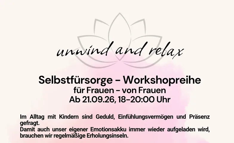 Selbstfürsorge für Frauen- Workshopreihe