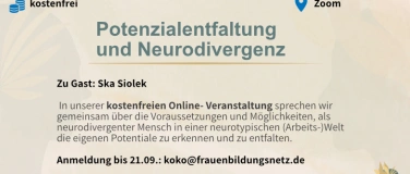 Event-Image for 'Potenzialentfaltung und Neurodivergenz'