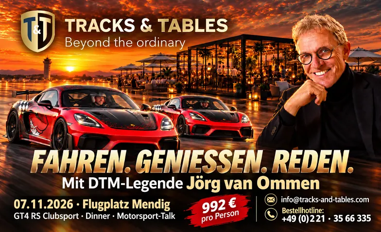 Ein exklusiver Tag mit DTM-Legende Jörg van Ommen, Wissenschaft & Technik / Technik & Maker, Flugplatz Mendig