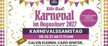 Event-Image for 'Karnevalssamstag 2027 im Augustiner am Heumarkt'