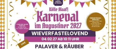 Event-Image for 'Wieverfastelovend 2027 im Augustiner am Heumarkt'