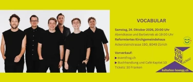 Event-Image for 'Vocabular &ndash; Die A Capella Popband aus Luzern'