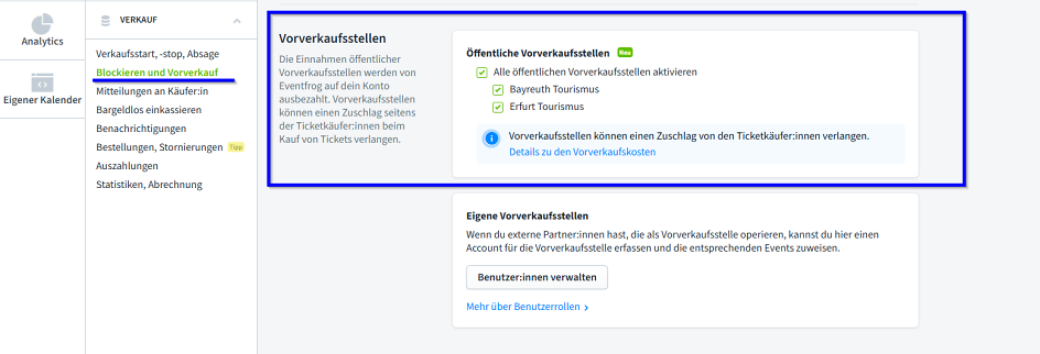 Vorverkaufstellen DE 1