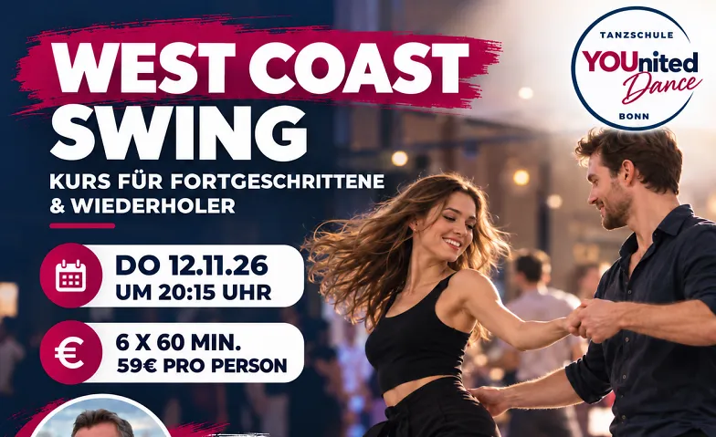 West Coast Swing für Fortgeschrittene und Wiedereinsteiger, Kurse & Seminare / Musik & Tanz, YOUnited Dance