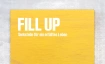 FILL UP. Tankstelle f&uuml;r ein erf&uuml;lltes Leben