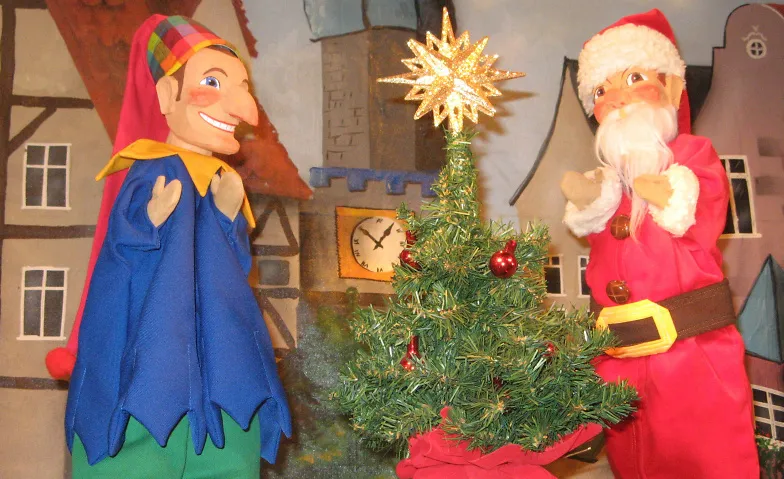 Homberger Kasperbühne auf dem Moerser Weihnachtsmarkt