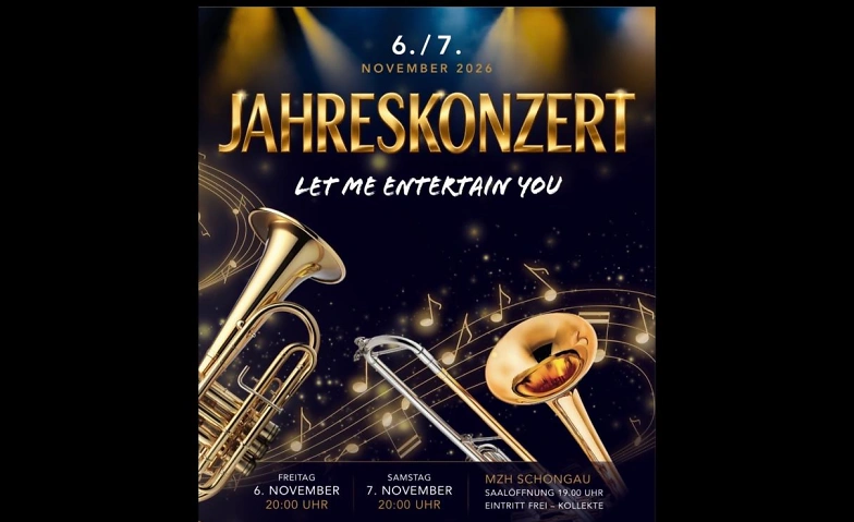 Jahreskonzert Schonger Musig 2026 Samstag