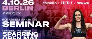 Event-Image for 'Lucie Pudilov&aacute; - MMA Seminar / Sparring / Open Mat'