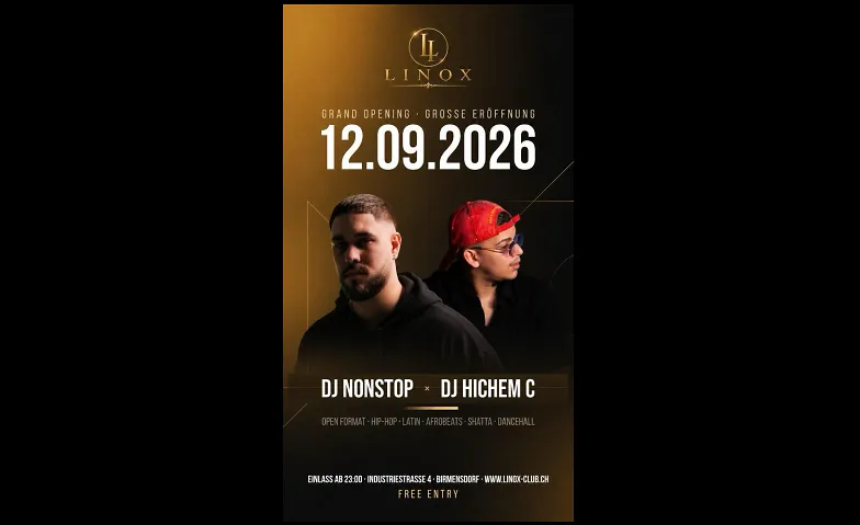 12.09.2026 - GRAND OPENING – LINOX CLUB