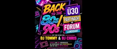 Event-Image for '&Uuml;30 Partynacht- Back to the 80s/90s'