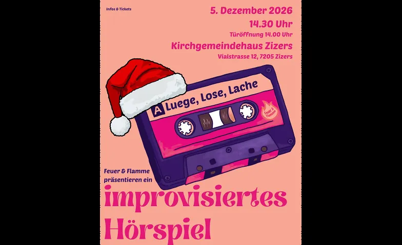 Luege, Lose, Lache - ein improvisiertes Hörspiel, Theater & Bühne / Theater, Katholisches Kirchgemeindehaus Zizers