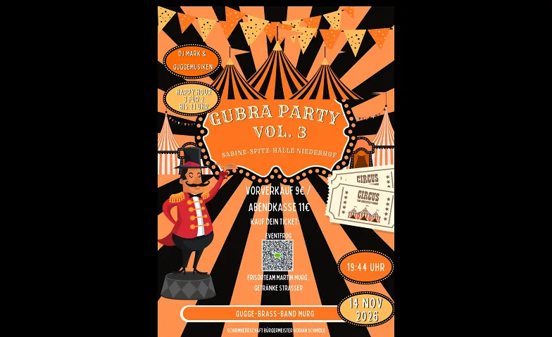 GUBRA Party Vol. 3, Partys / Sonstige Partys, Sabine-Spitz-Halle Niederhof