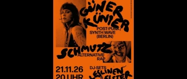 Event-Image for 'bistro brutal presents: G&uuml;ner K&uuml;nier x Schmutz x DJ-Sets'