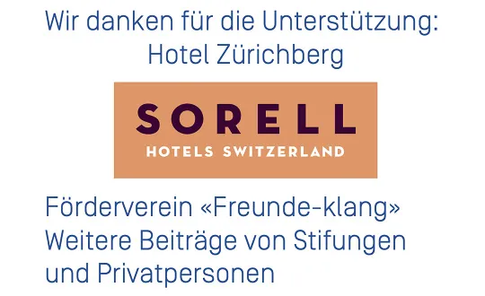 Sponsoring-Logo von «klang Zürichberg» - KLANGPOESIE - Sorell Hotel Zürichberg Event