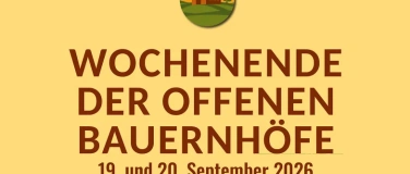 Event-Image for 'Wochenende der offenen Bauernh&ouml;fe'