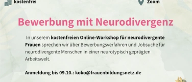 Event-Image for 'Bewerbung mit Neurodivergenz'