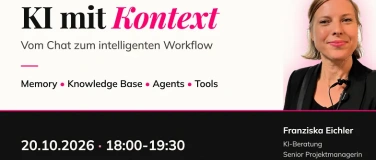 Event-Image for 'KI mit Kontext - vom Chat zum intelligenten Workflow'