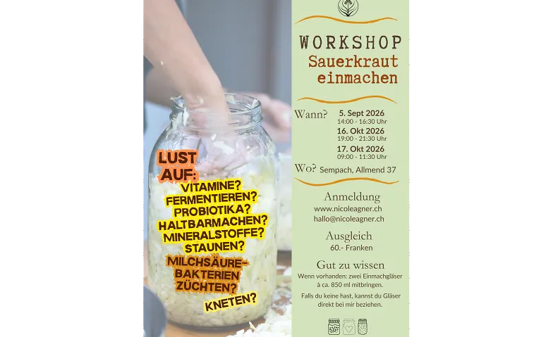 Workshop Sauerkraut einmachen