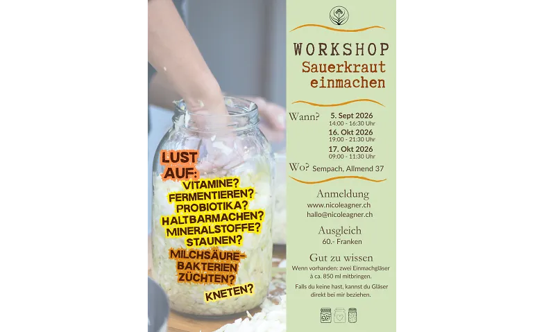 Workshop Sauerkraut einmachen