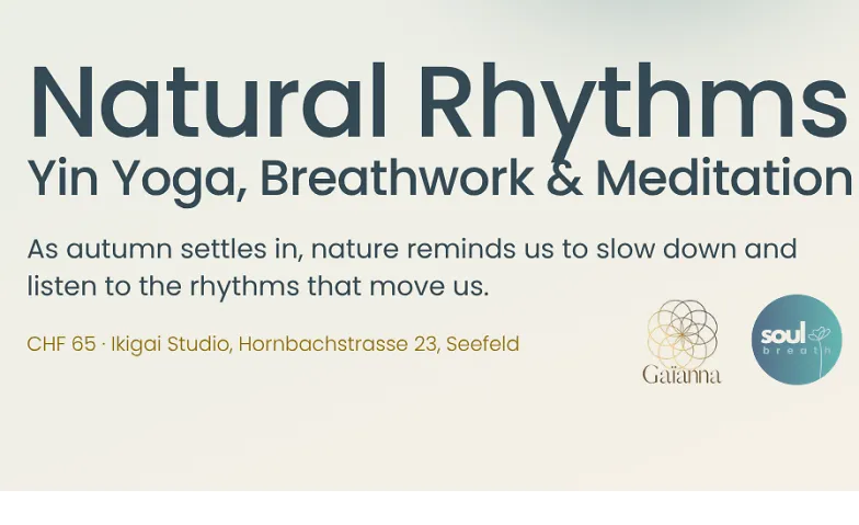 Natural Rhythms · Yin Yoga, Breathwork & Meditation, Santé & Spiritualité / Santé & Bien-être, IKIGAI Studio