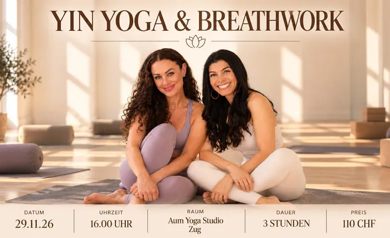YIN YOGA & BREATHWORK –  Eine Auszeit für dich, Santé & Spiritualité / Santé & Bien-être, Aum Yoga Studio Zug