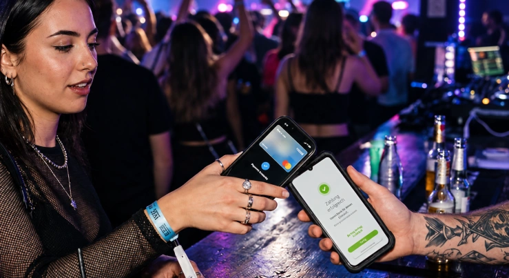 Zahlung Bar Cashless