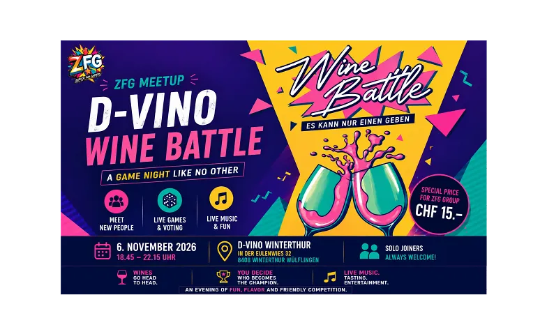 ZFG x D-Vino Wine Battle – A Different Kind of Social Night, Eating & Drinking, Rutishauser-DiVino SA