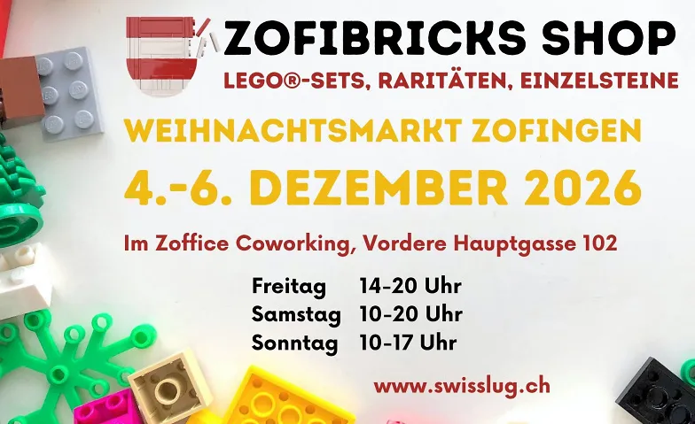 Zofibricks Shop - LEGO-Sets, Raritäten und Einzelsteine, Märkte / Sonstige Märkte, Zoffice - CoWorking in der Altstadt Zofingen