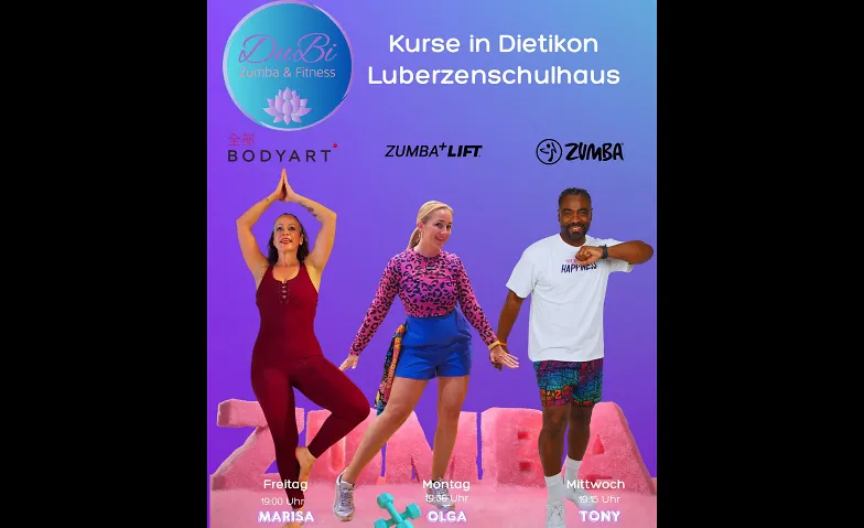 DuBi Zumba & Body Art - Kurse Herbst - Winter 2026
